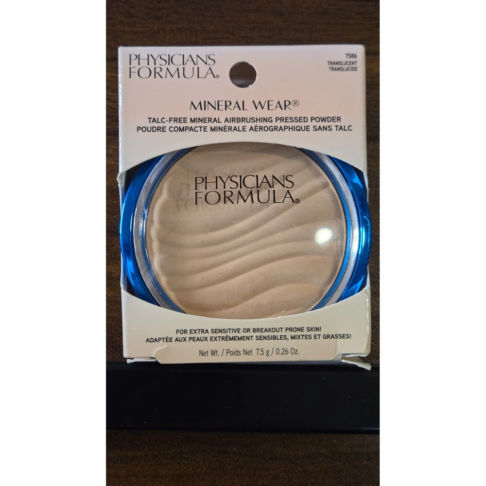 Physicians Formula Mineral Wear Talc-Free Airbrushing Pressed Powder Translucent